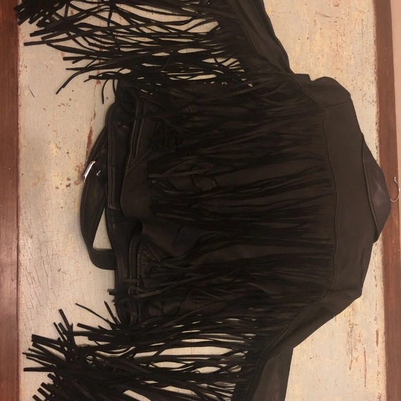 ALC Charles fringe leather moto jacket - Picture 7 of 7